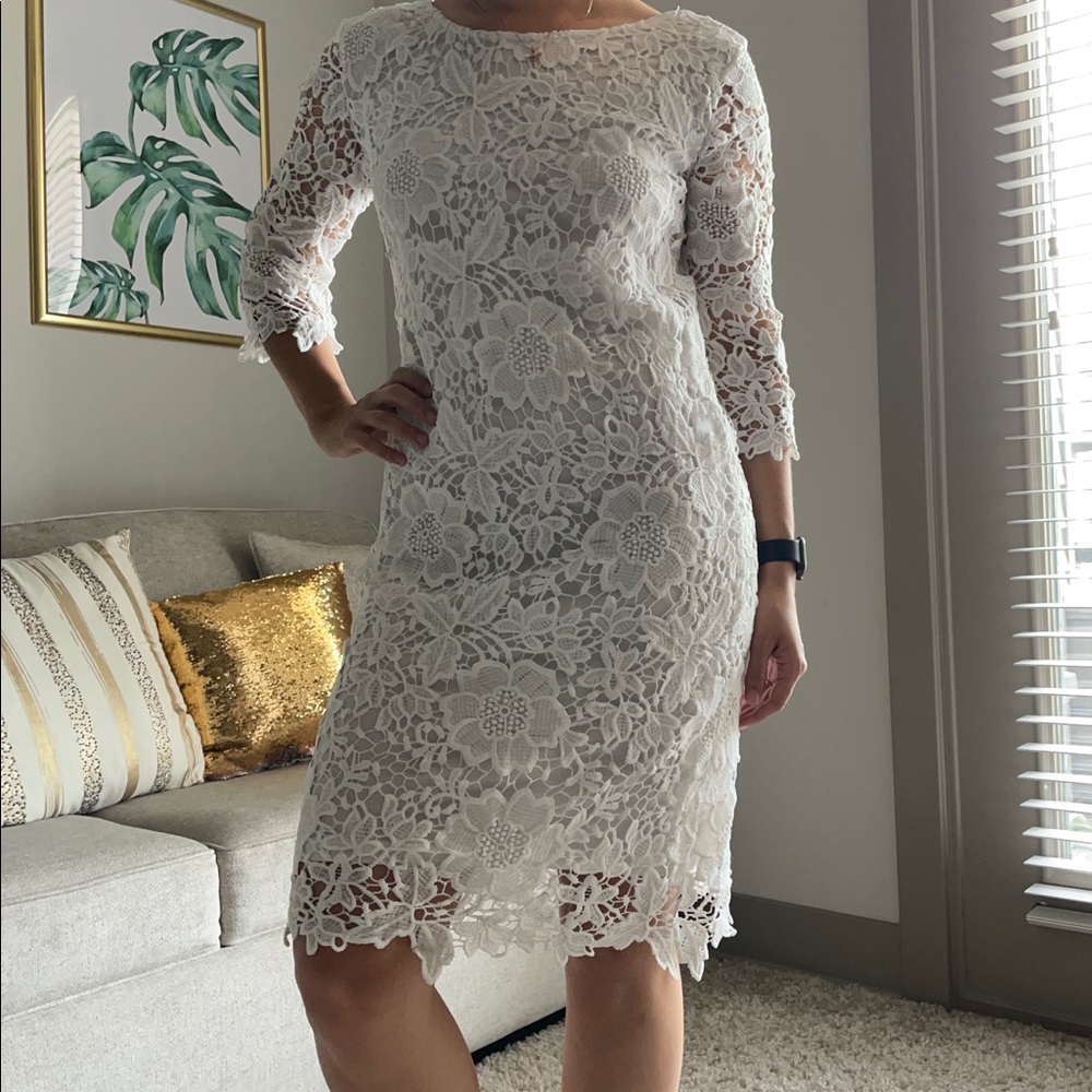 White Lace Dress
